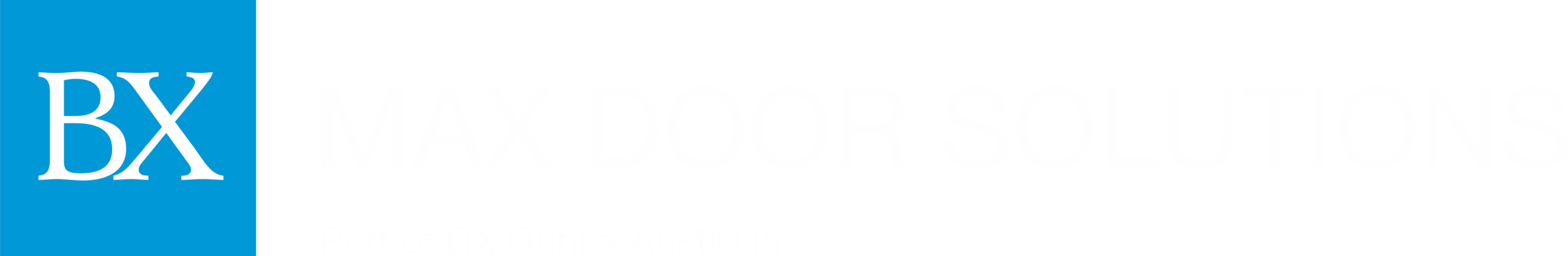 BX Max Door Solutions logo